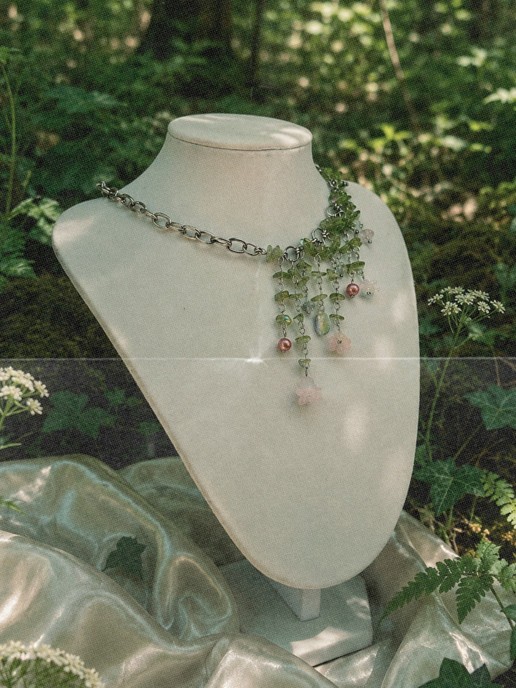 Lush forest necklace ❀*ੈ𑁍༘⋆