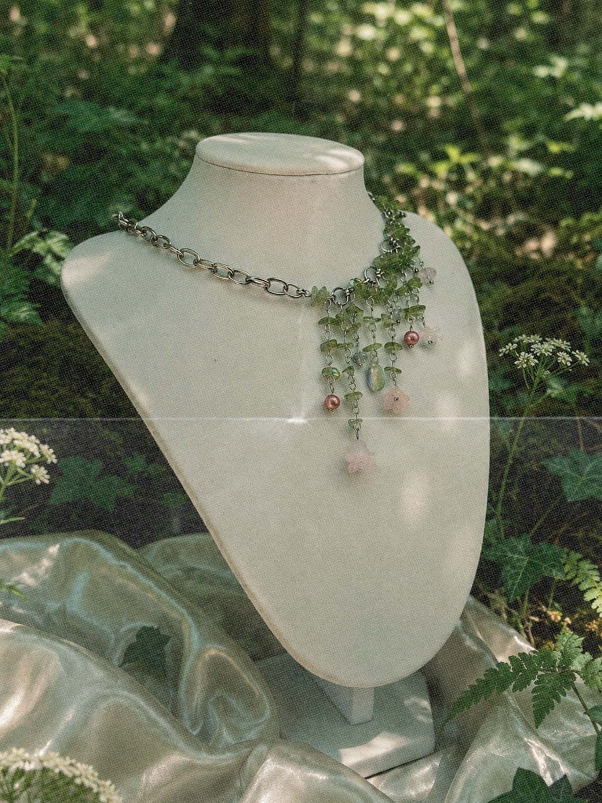 Lush forest necklace ❀*ੈ𑁍༘⋆