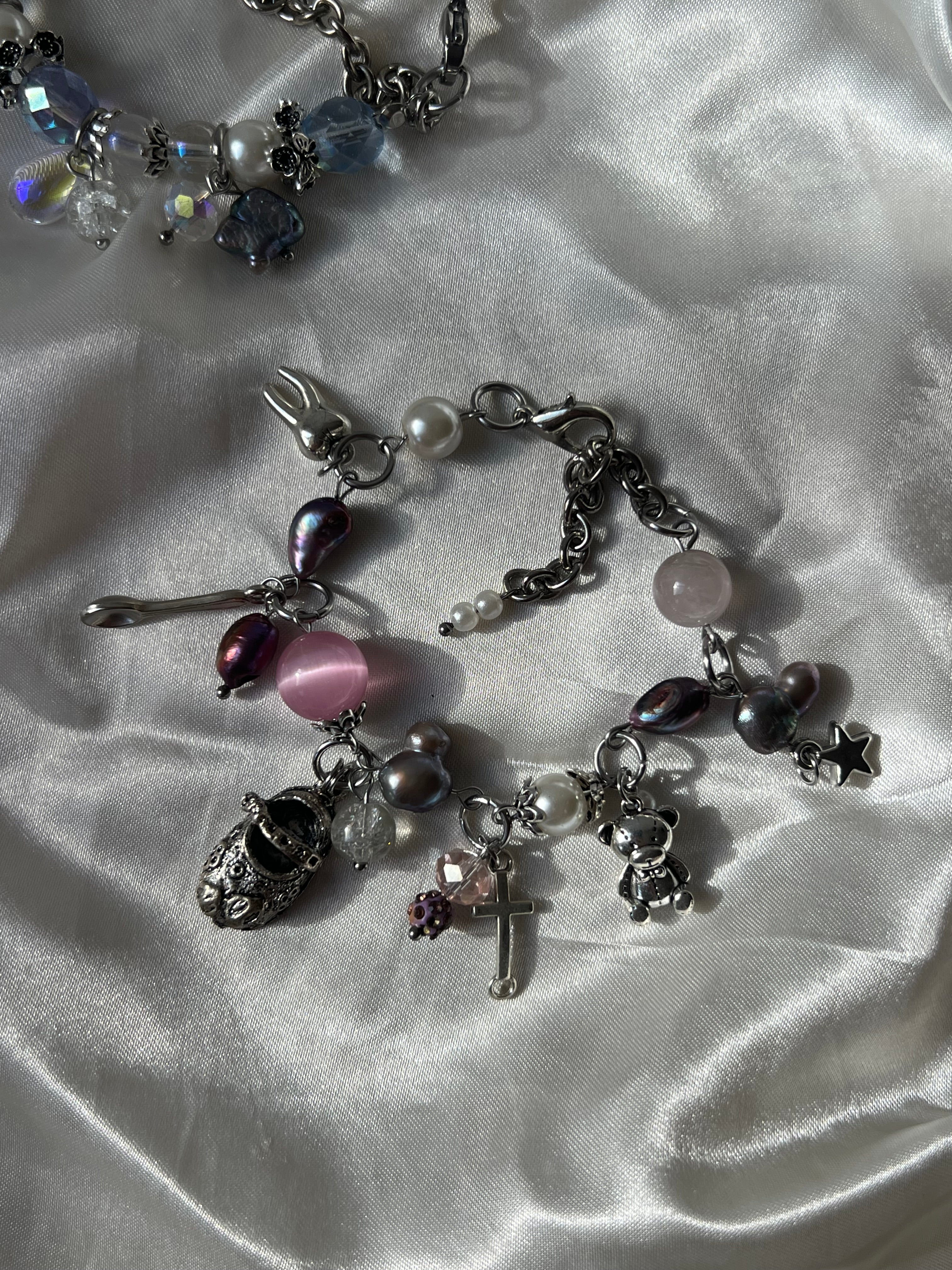 ♡ Whimsi fresh water pearls bracelet 🧷⋆.ೃ࿔*:･♡