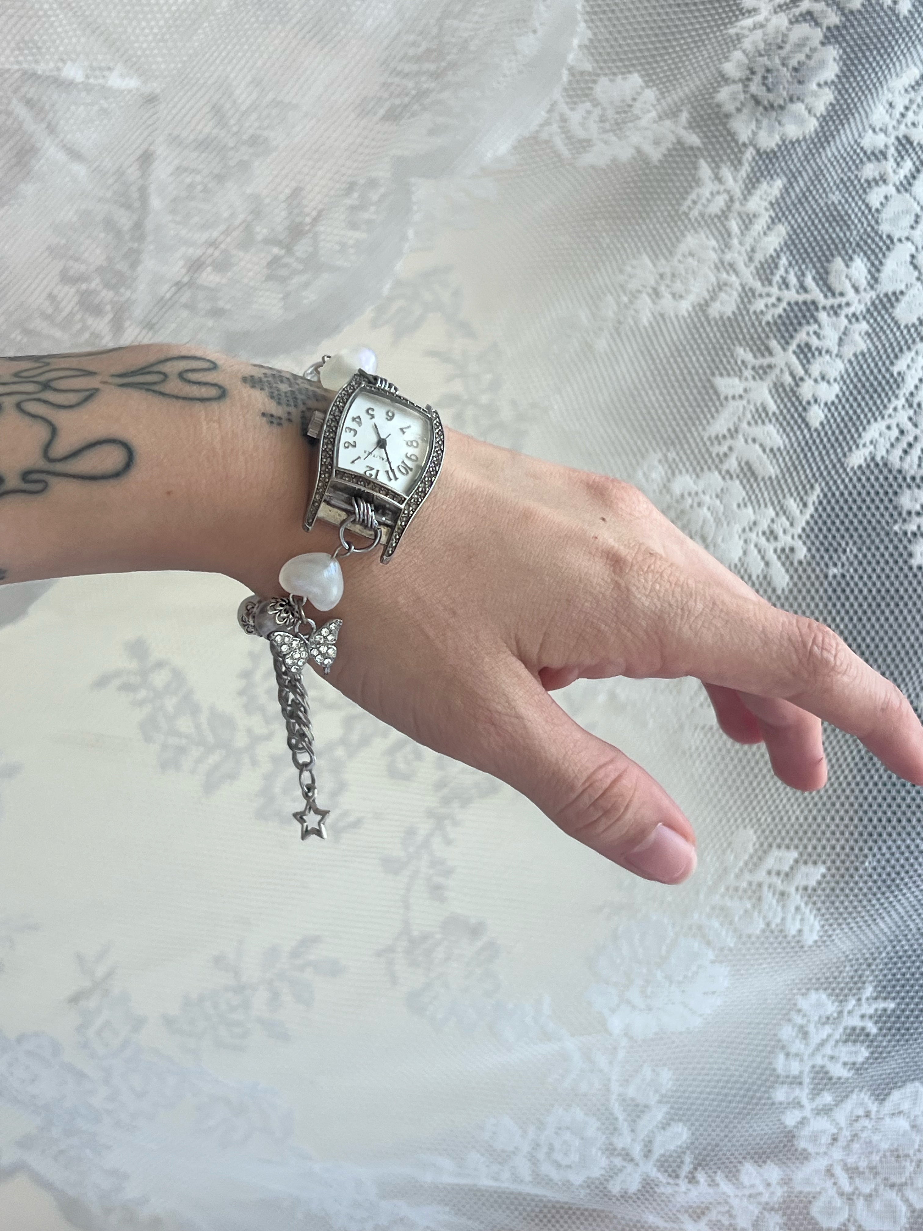 vintage realities watch bracelet ♤ ๋࣭ ࣪ ˖🎐