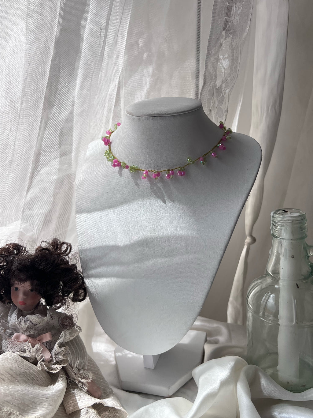 Lush garden choker/ necklace💗⋆˚✿˖°🌱