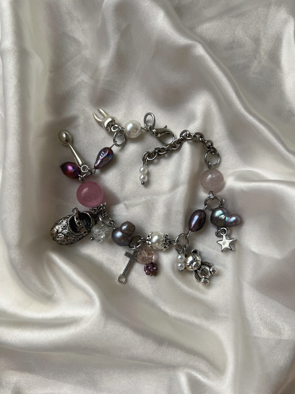 ♡ Whimsi fresh water pearls bracelet 🧷⋆.ೃ࿔*:･♡