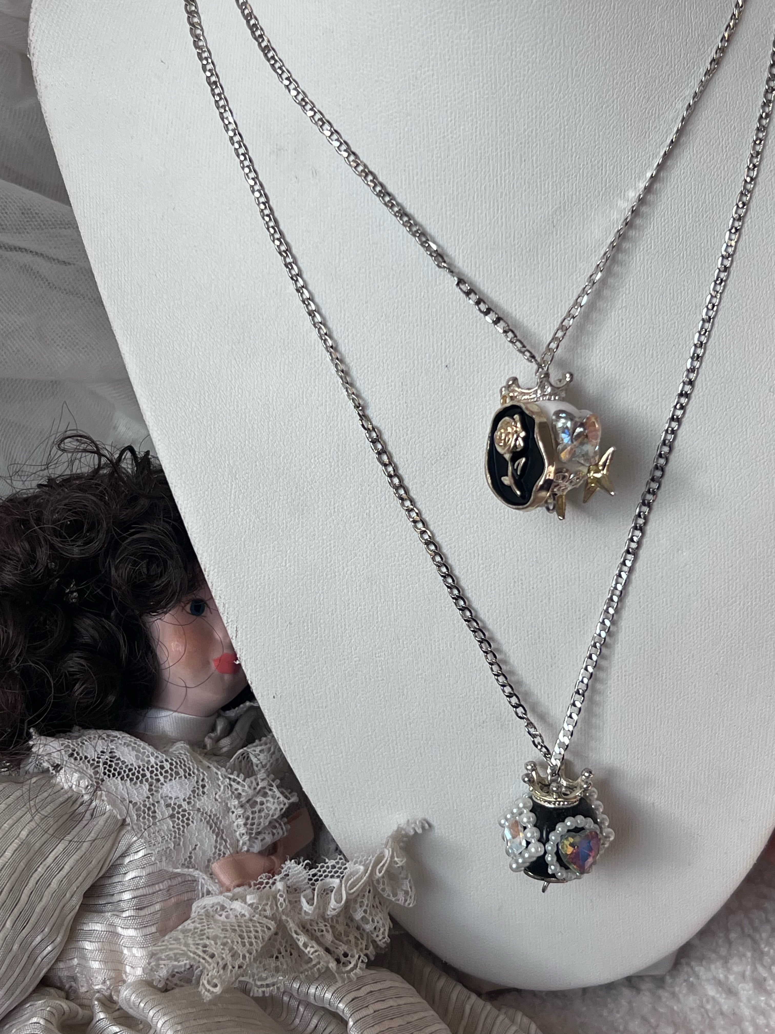 Enchanted trinket necklaces‧₊𓏲 ๋࣭ ࣪ ˖🎐