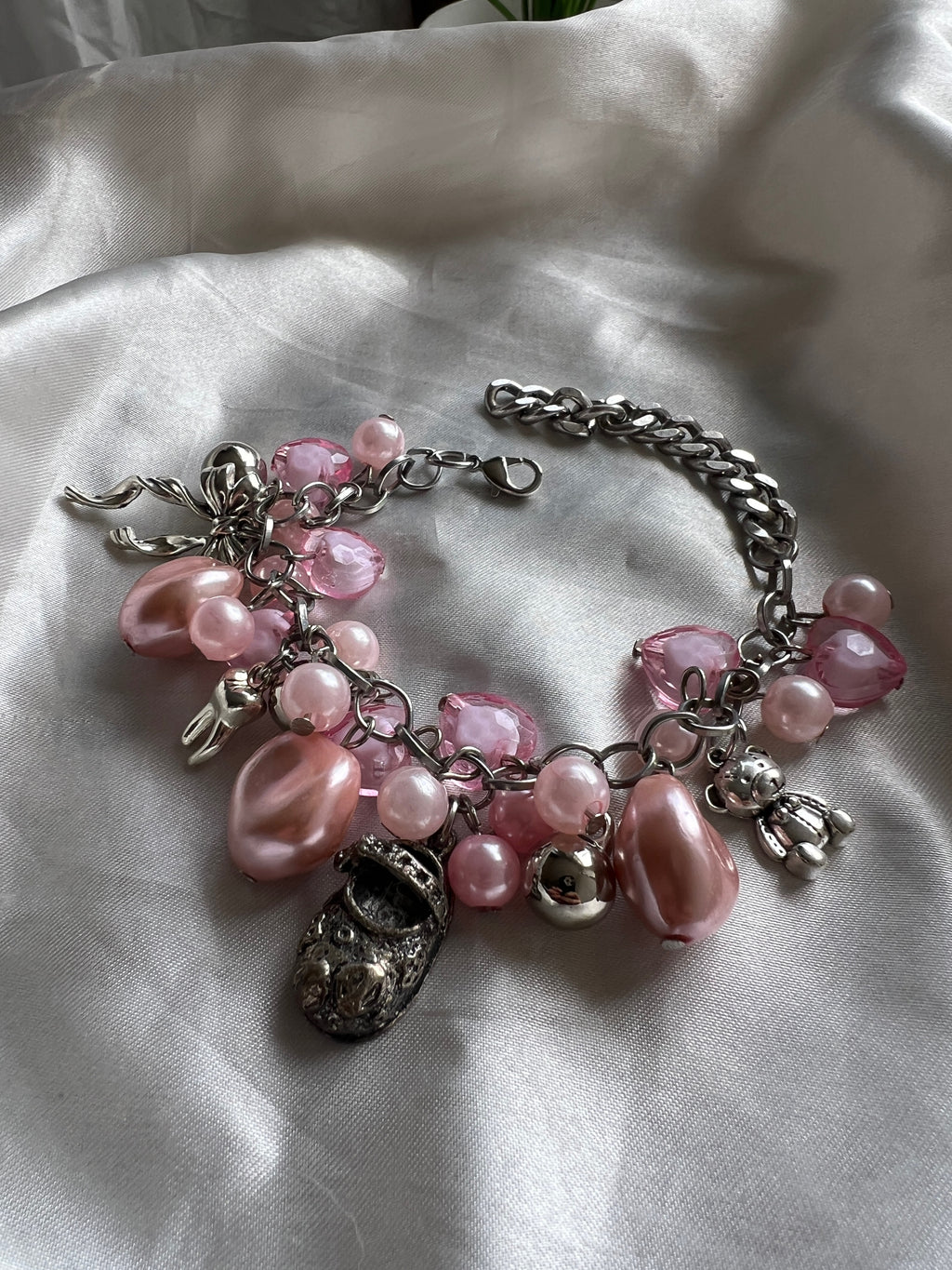 Cotton candy garden bracelet 𓂃 𓈒𓏸🪷