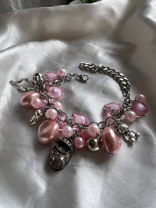 Cotton candy garden bracelet 𓂃 𓈒𓏸🪷