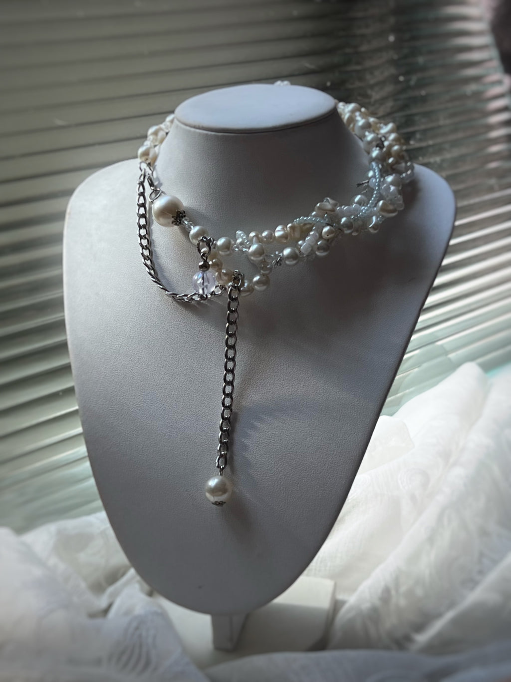 Mother of pearls necklace ✦˚ ༘⋆♡｡˚