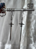 Sword earrings🗡️ ๋࣭ ࣪ ˖