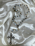Opaline Grace rosary/necklace ๋࣭ ࣪ ˖🎐