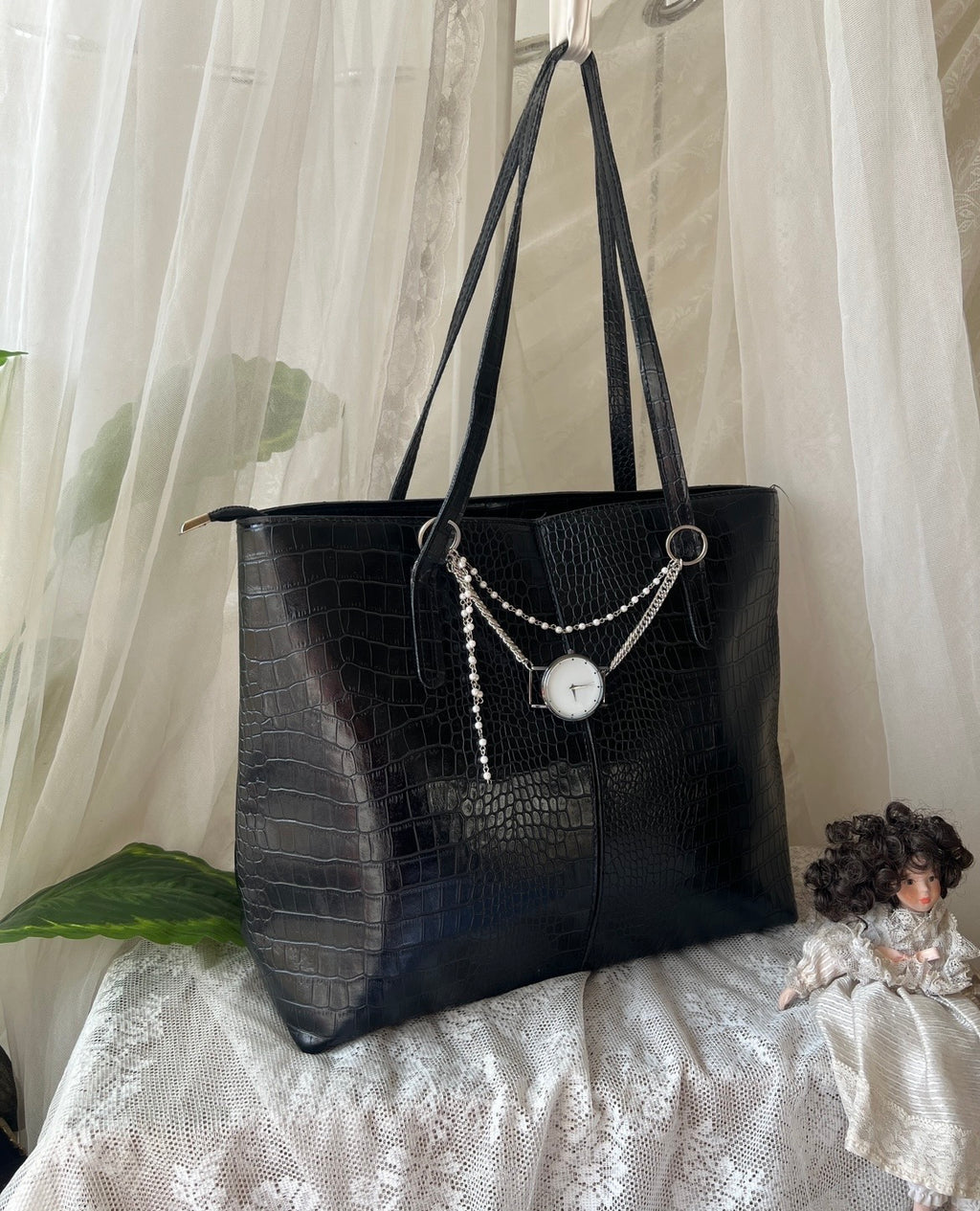 Pearly watch charm ⋆.° ♡🕰️ 𐙚₊