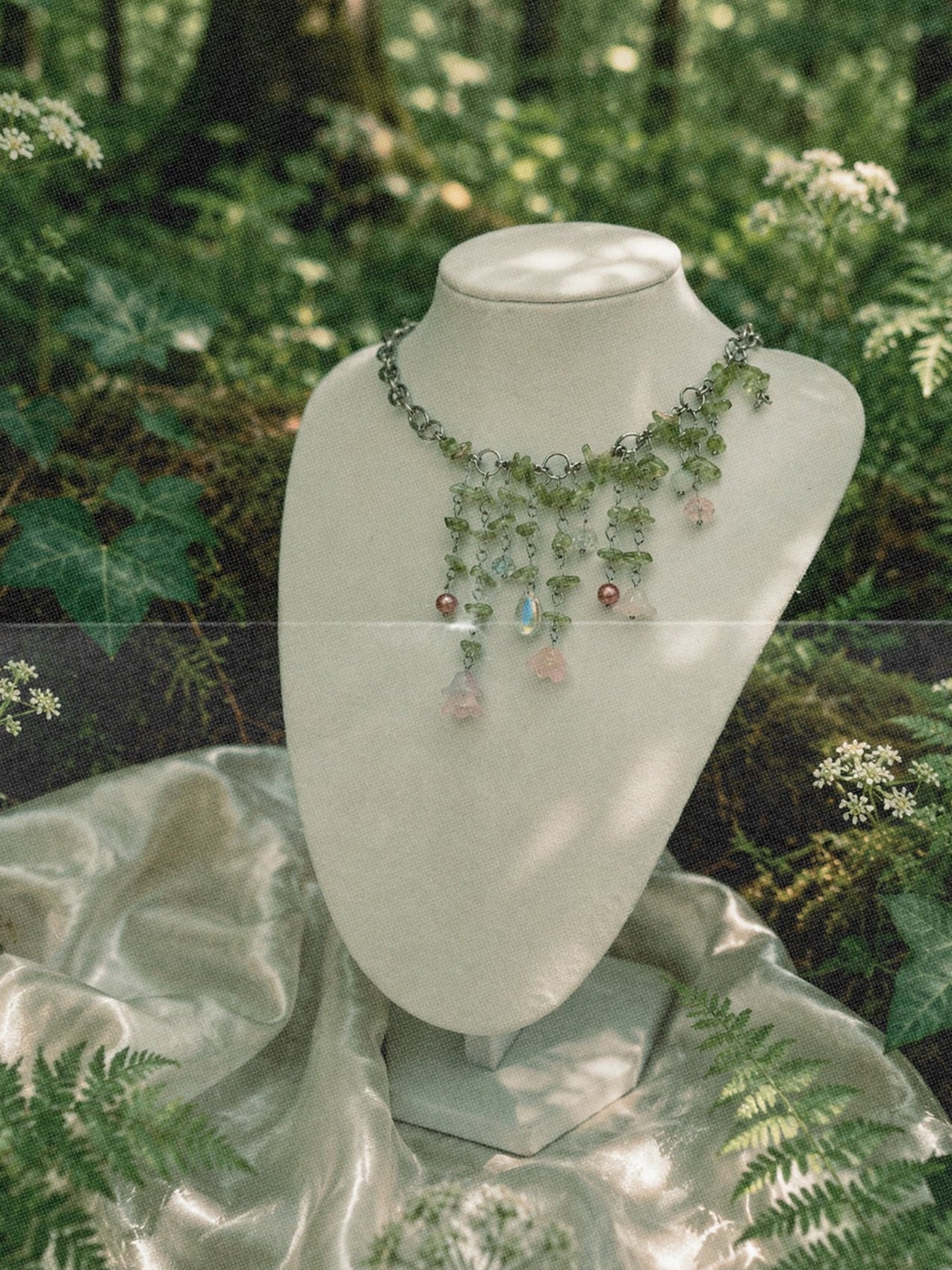 Lush forest necklace ❀*ੈ𑁍༘⋆