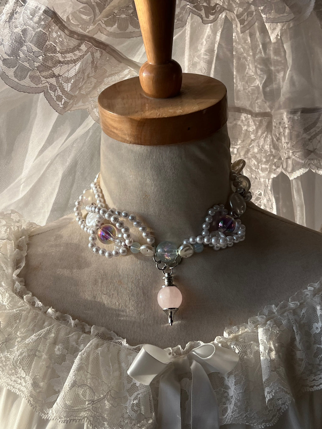 ๋࣭ ࣪ ˖🎐˚⊹♡ porcelain dream choker/ necklace˚⊹ ๋࣭ ࣪ ˖🎐