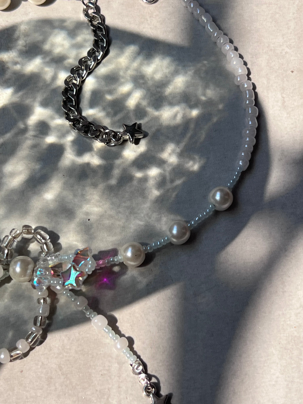 ༘⋆♡｡˚ Crystal jelly necklace ༘⋆♡｡˚