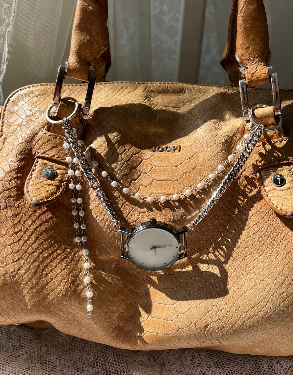 Pearly watch charm ⋆.° ♡🕰️ 𐙚₊