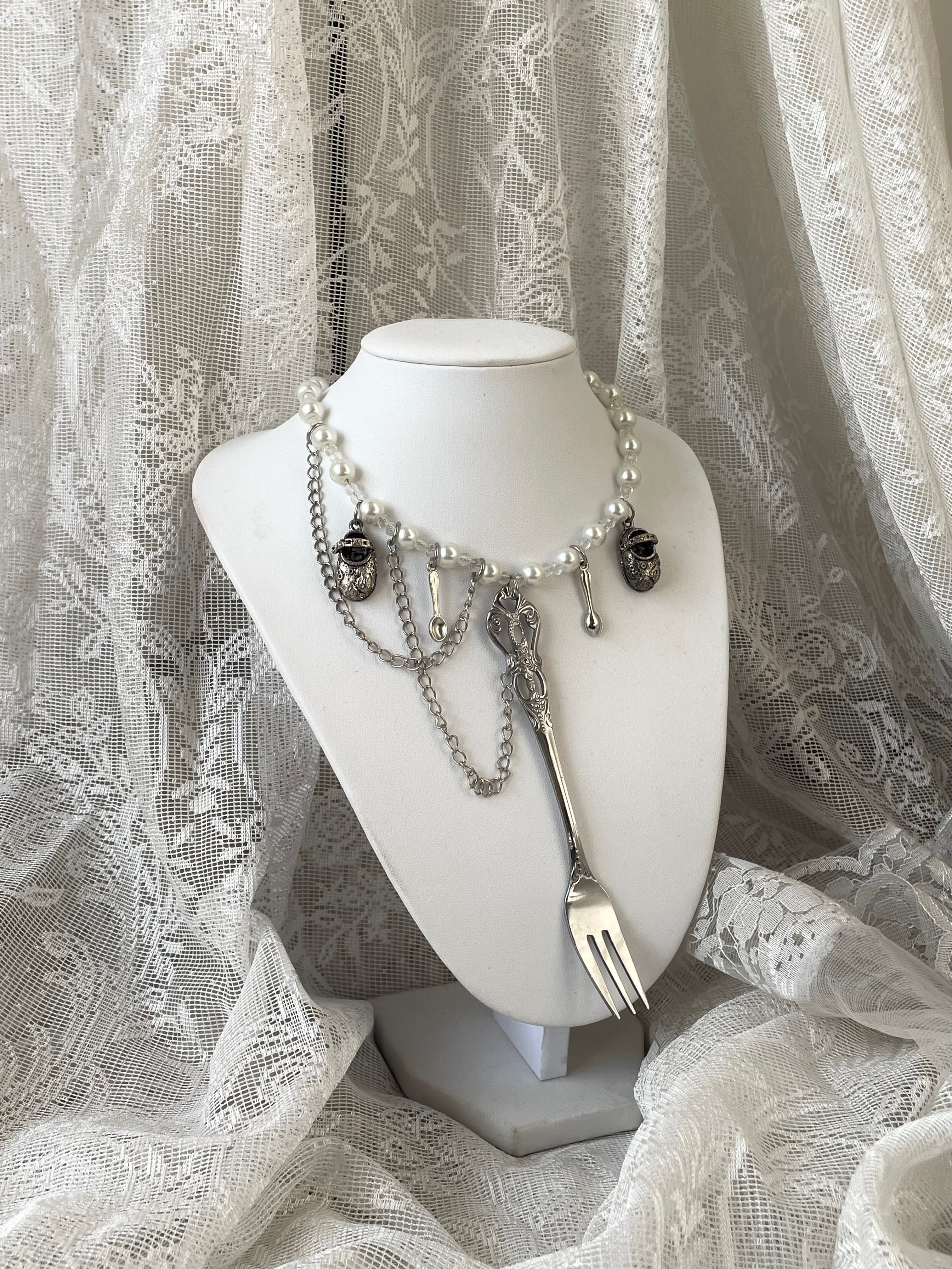 🐇˚｡𓍯 Last bite necklace ‎⊹₊🐇˚｡𓍯