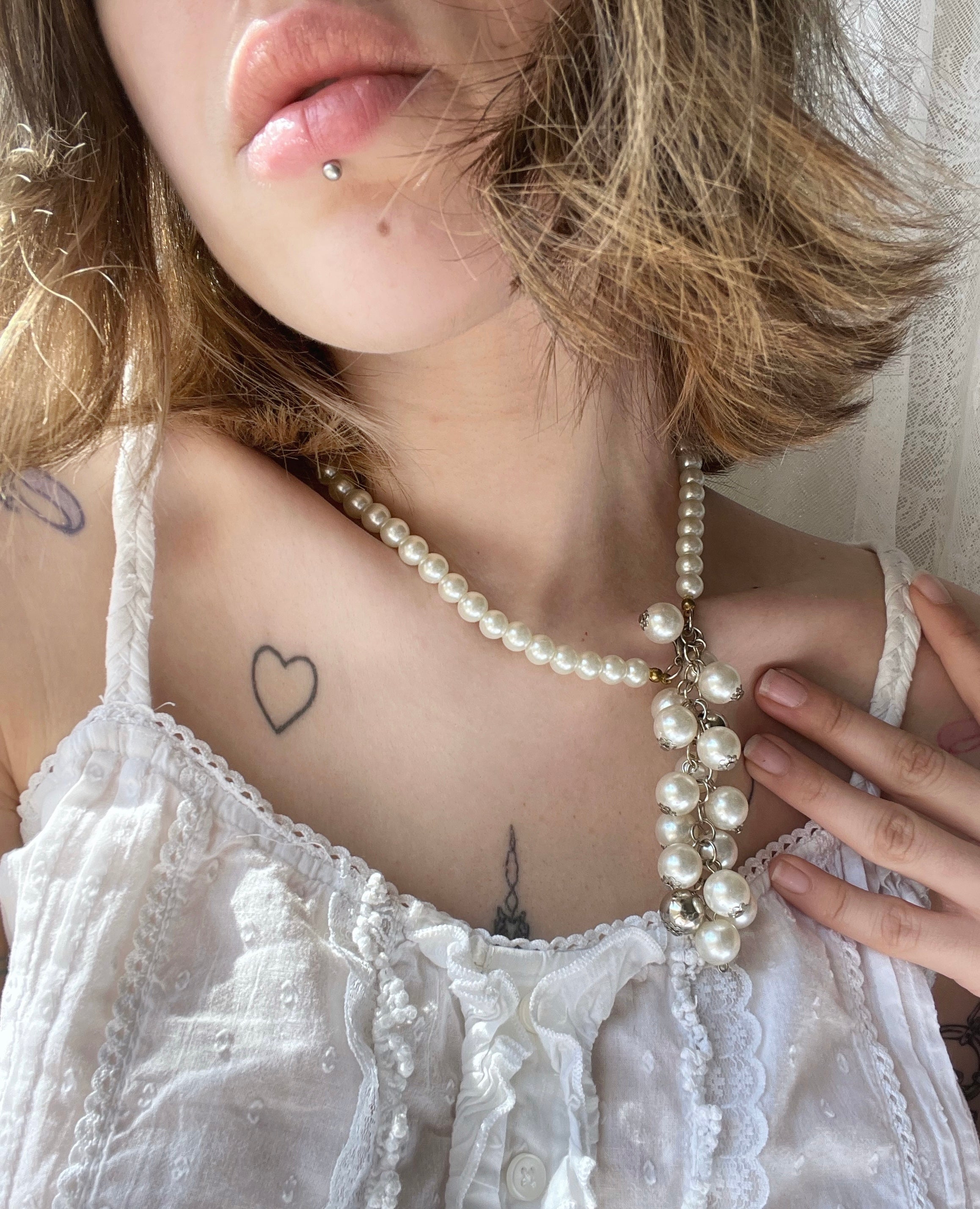 Mother of pearls necklace ˚˖𓍢ִ໋🦢˚