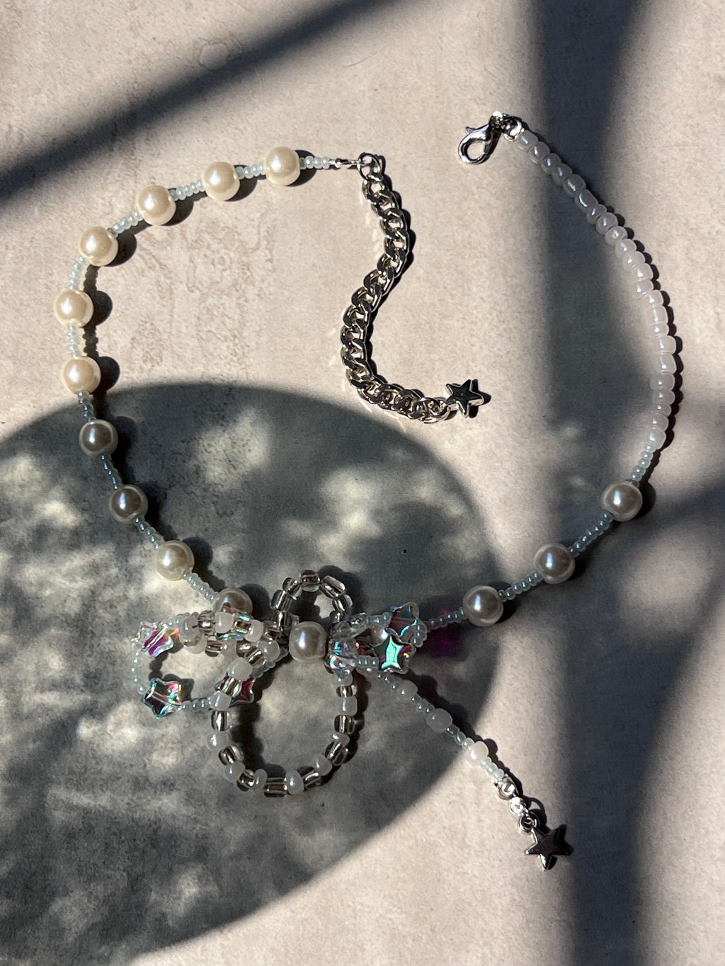 ༘⋆♡｡˚ Crystal jelly necklace ༘⋆♡｡˚
