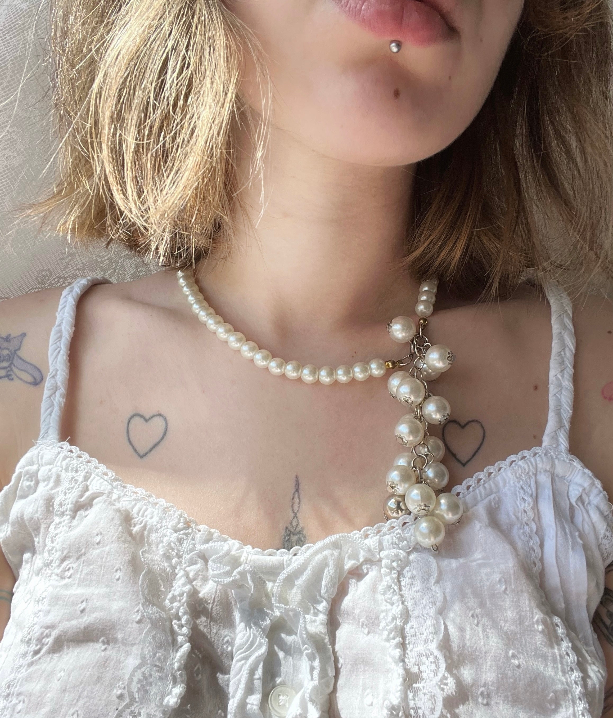 Mother of pearls necklace ˚˖𓍢ִ໋🦢˚