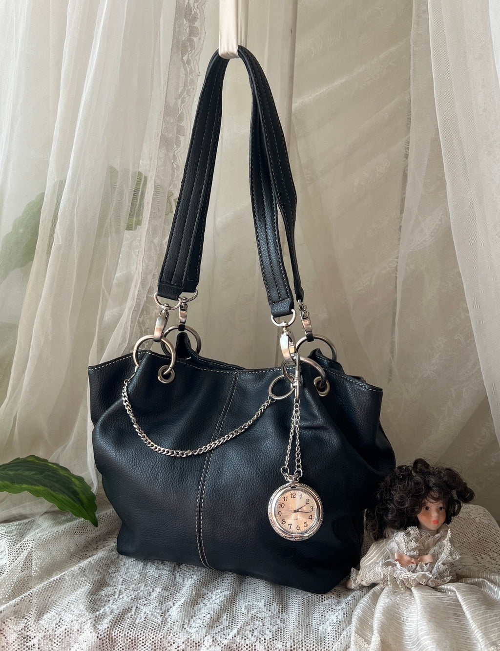 Stop watch charm ⋆.° 𖤉 🕰️ 𐙚₊