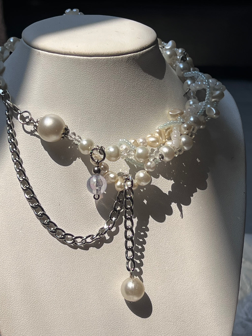 Mother of pearls necklace ✦˚ ༘⋆♡｡˚