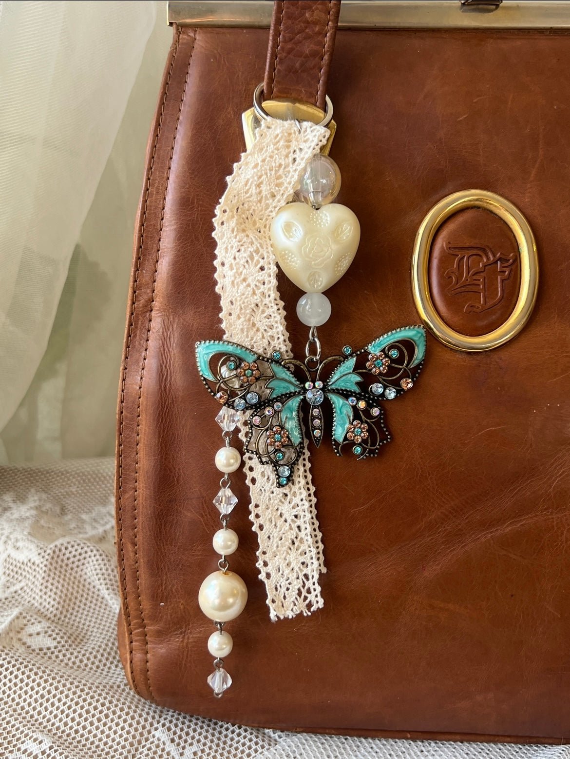 Butterfly keychain 🪽་༘࿐